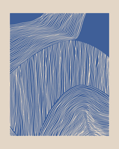 Blue Line Pattern