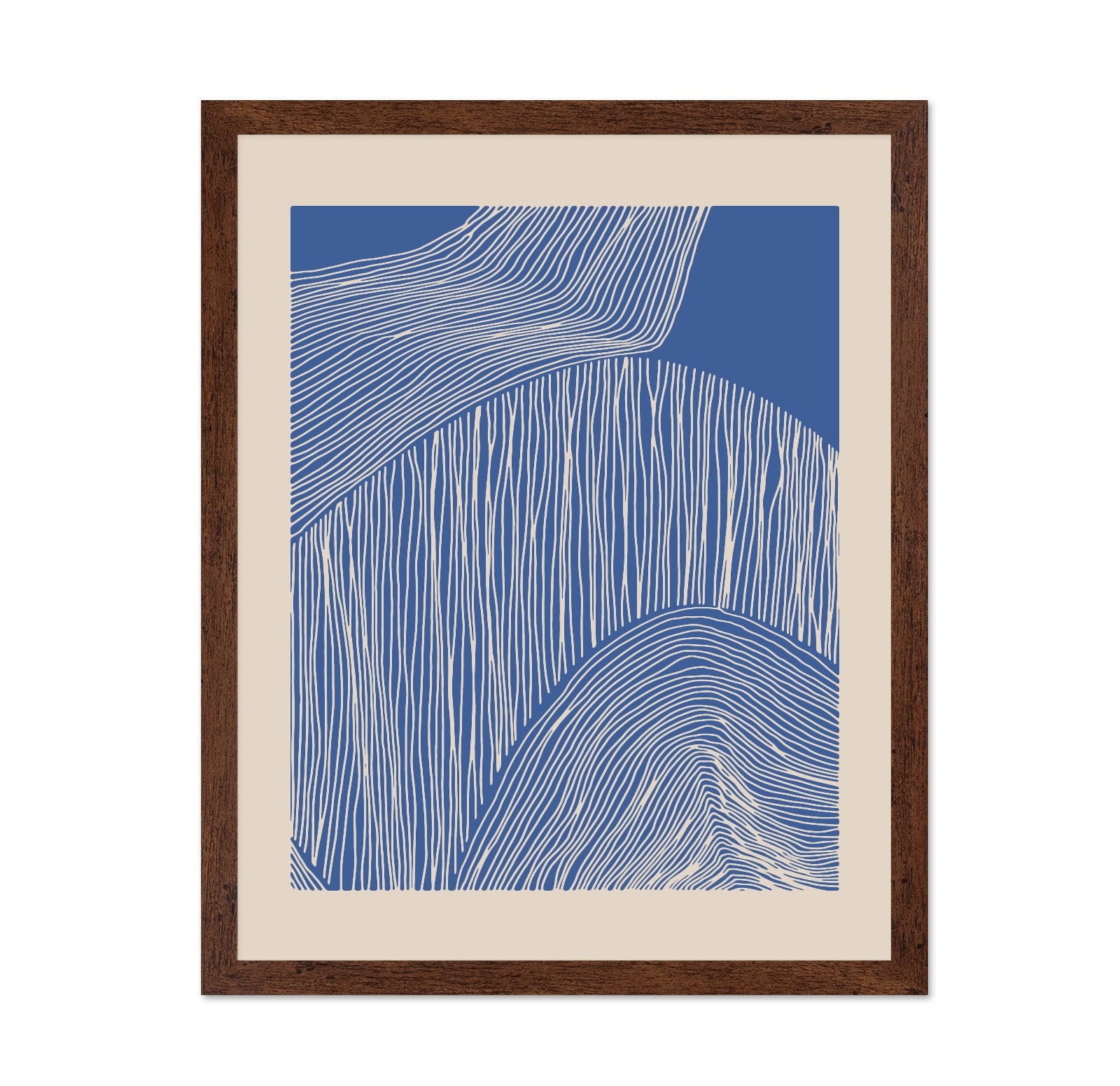 Blue Line Pattern