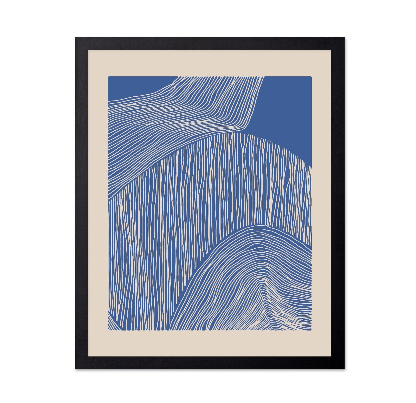 Blue Line Pattern