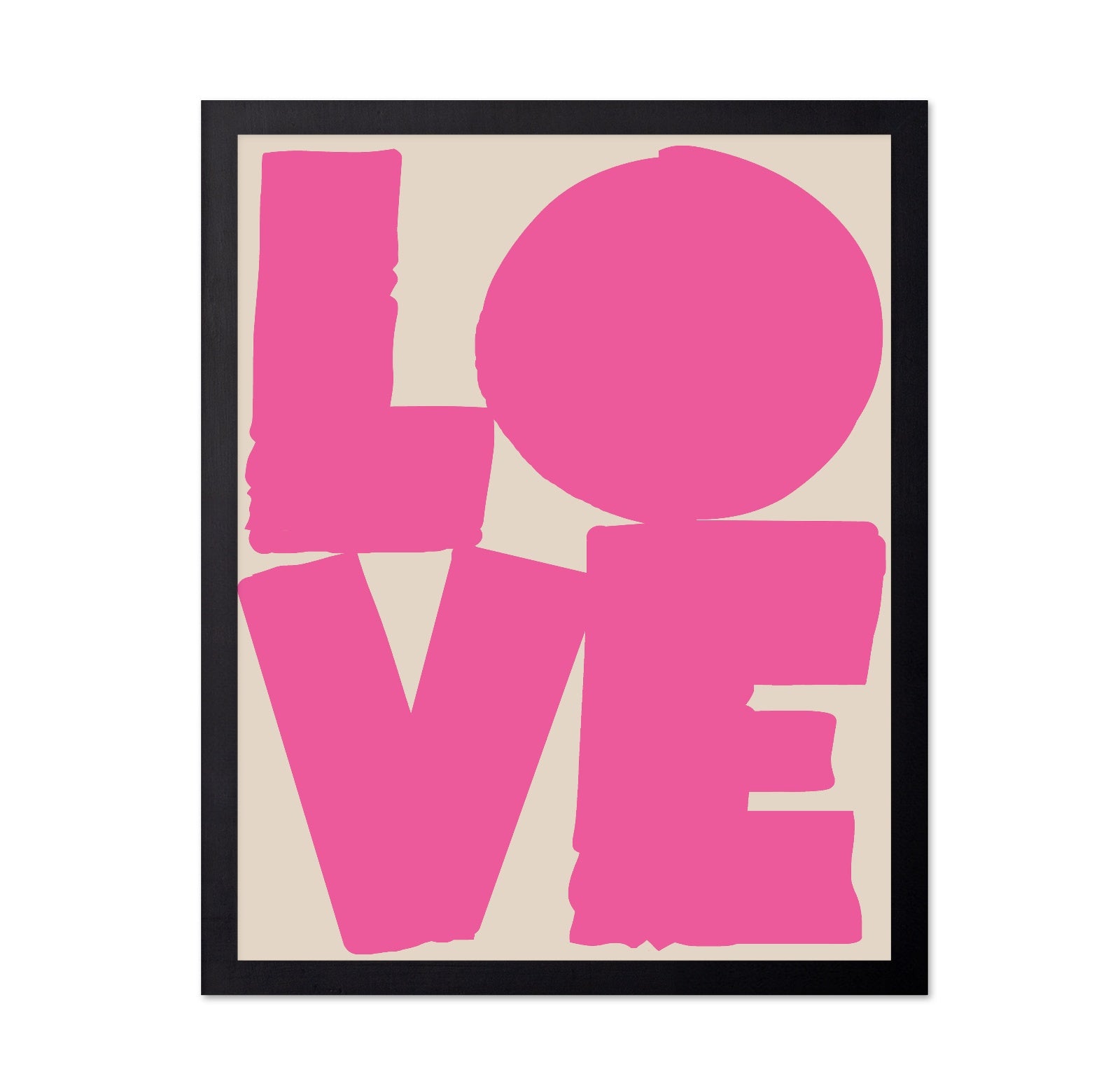 Pink Love Typography