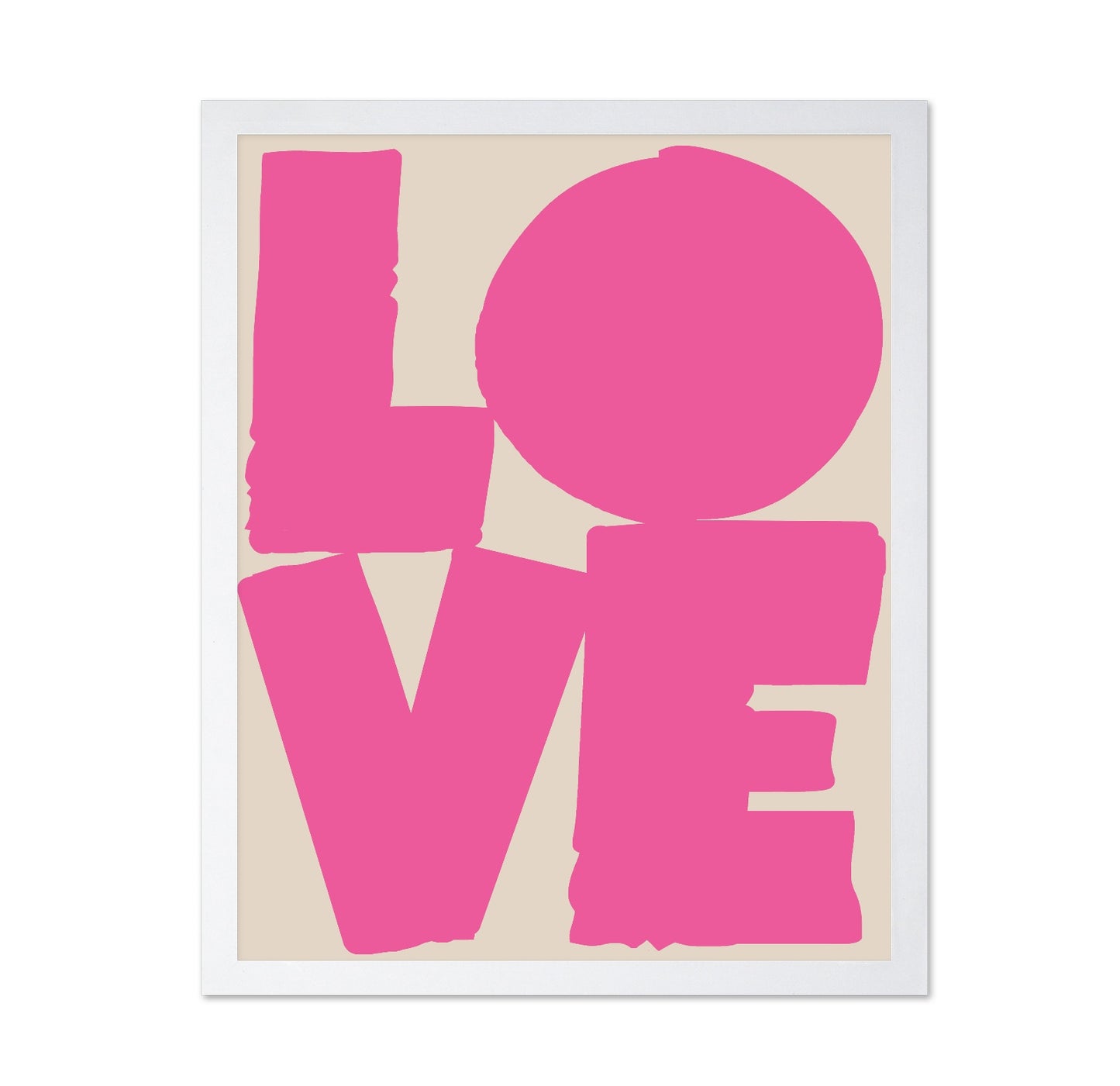 Pink Love Typography
