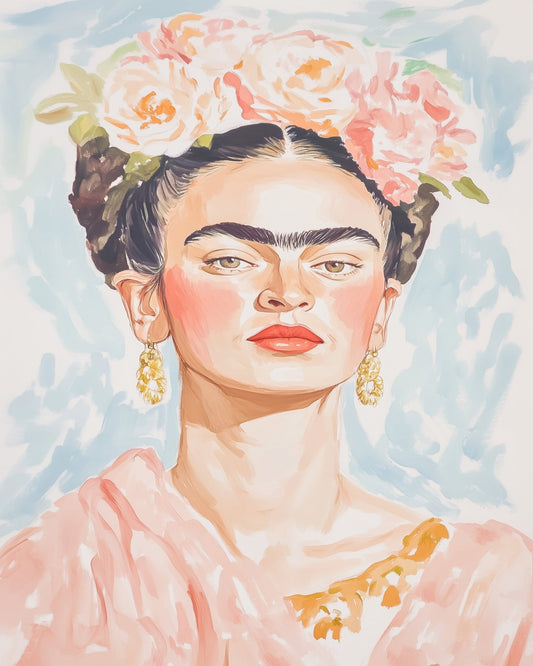 Floral Portrait Woman No1