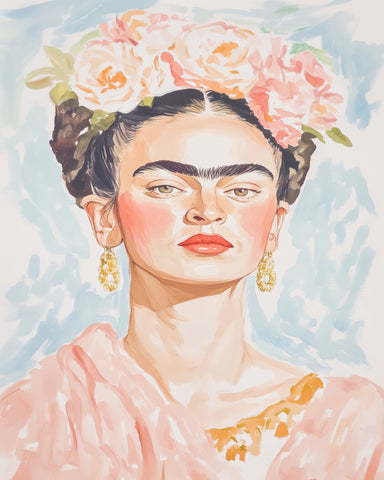 Floral Portrait Woman No1
