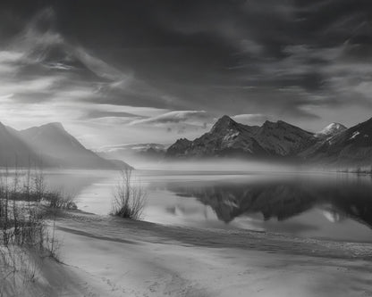 Winter Mountain Lake No1