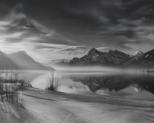 Winter Mountain Lake No1