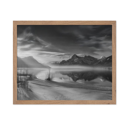 Winter Mountain Lake No1