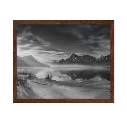 Winter Mountain Lake No1