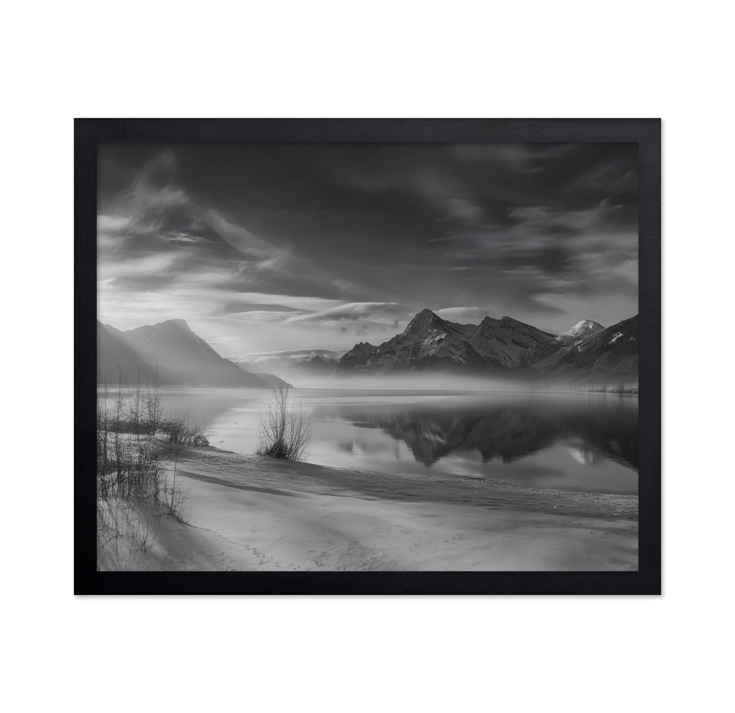 Winter Mountain Lake No1