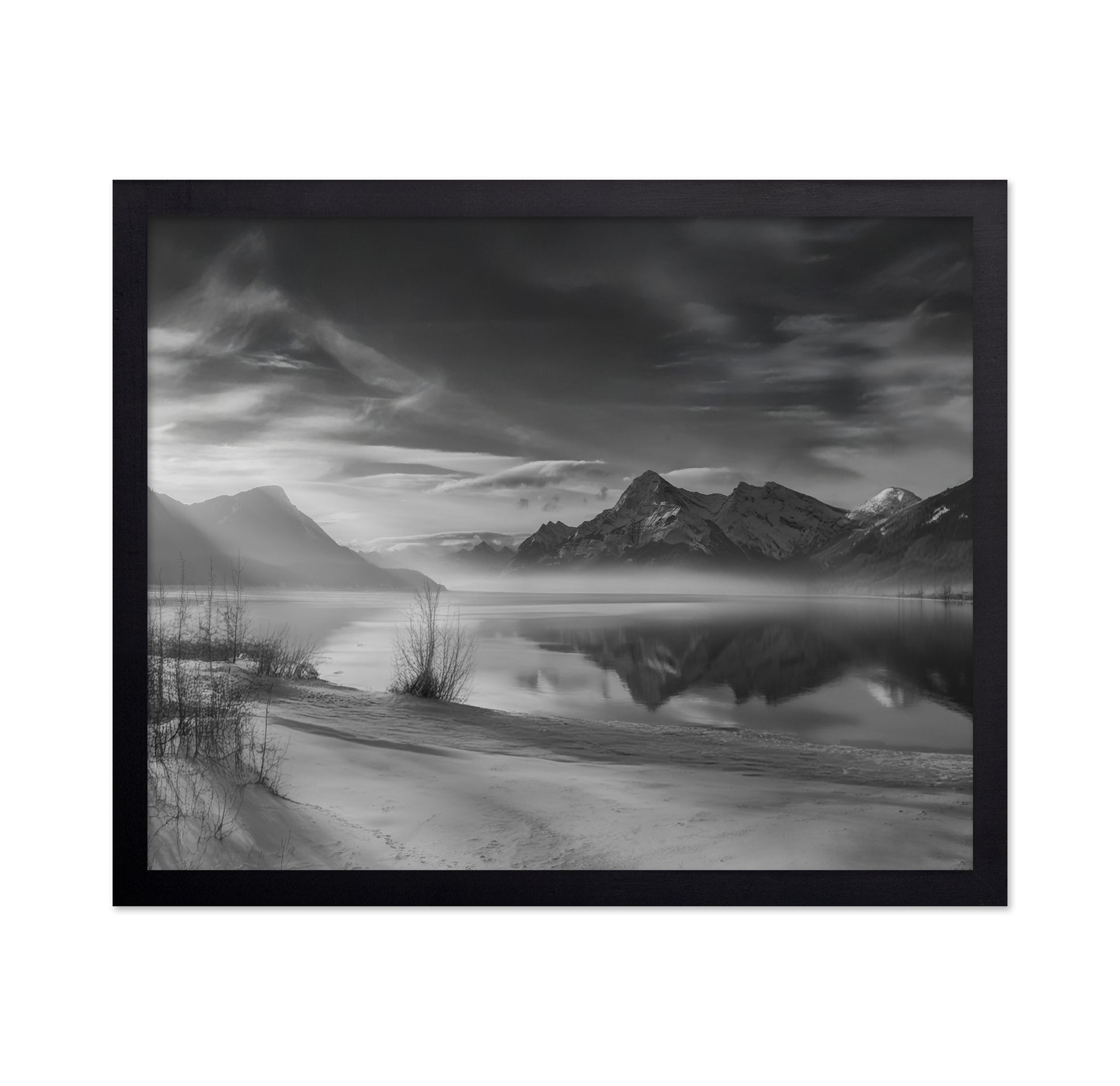 Winter Mountain Lake No1