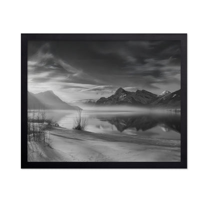 Winter Mountain Lake No1