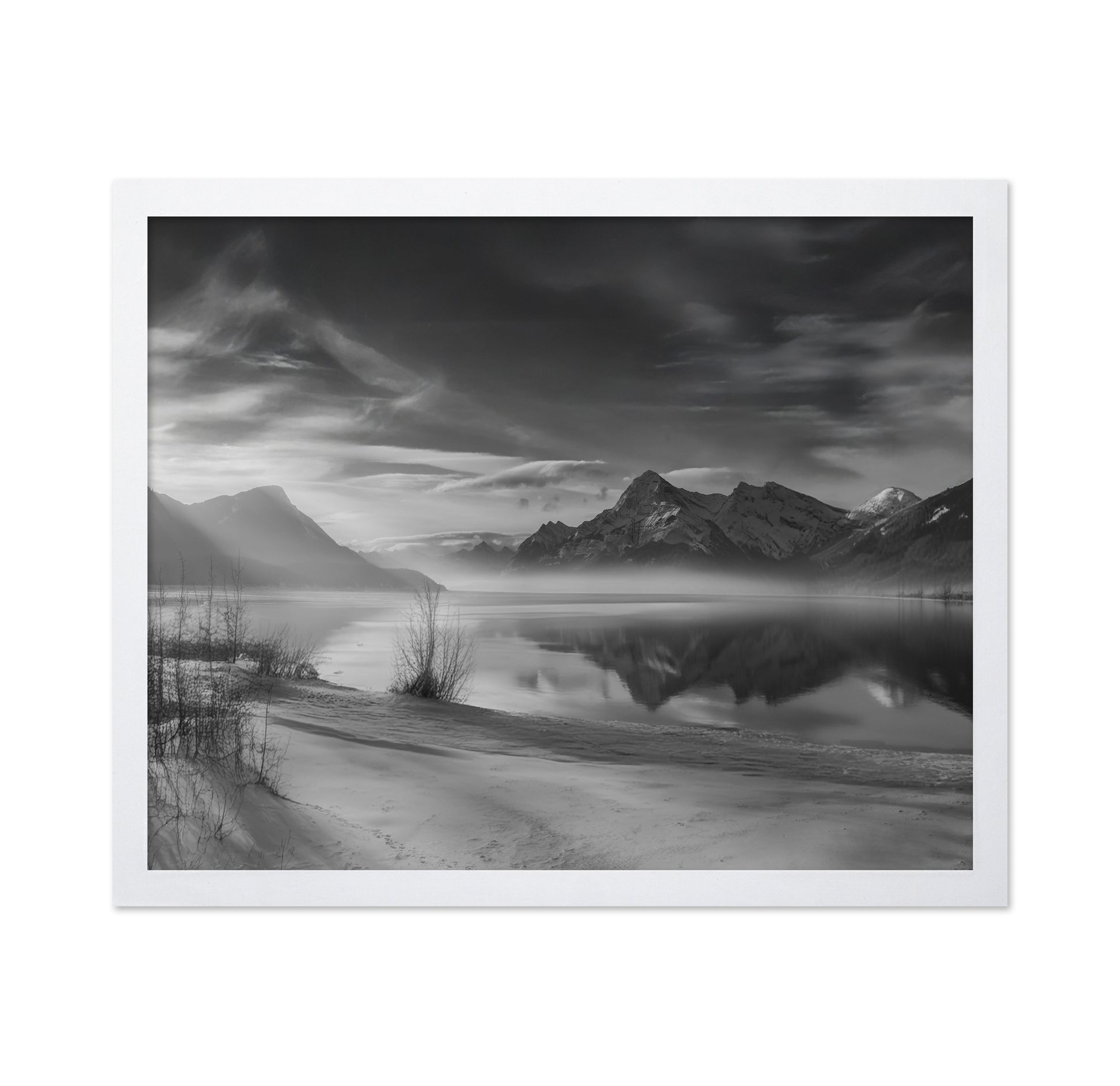 Winter Mountain Lake No1