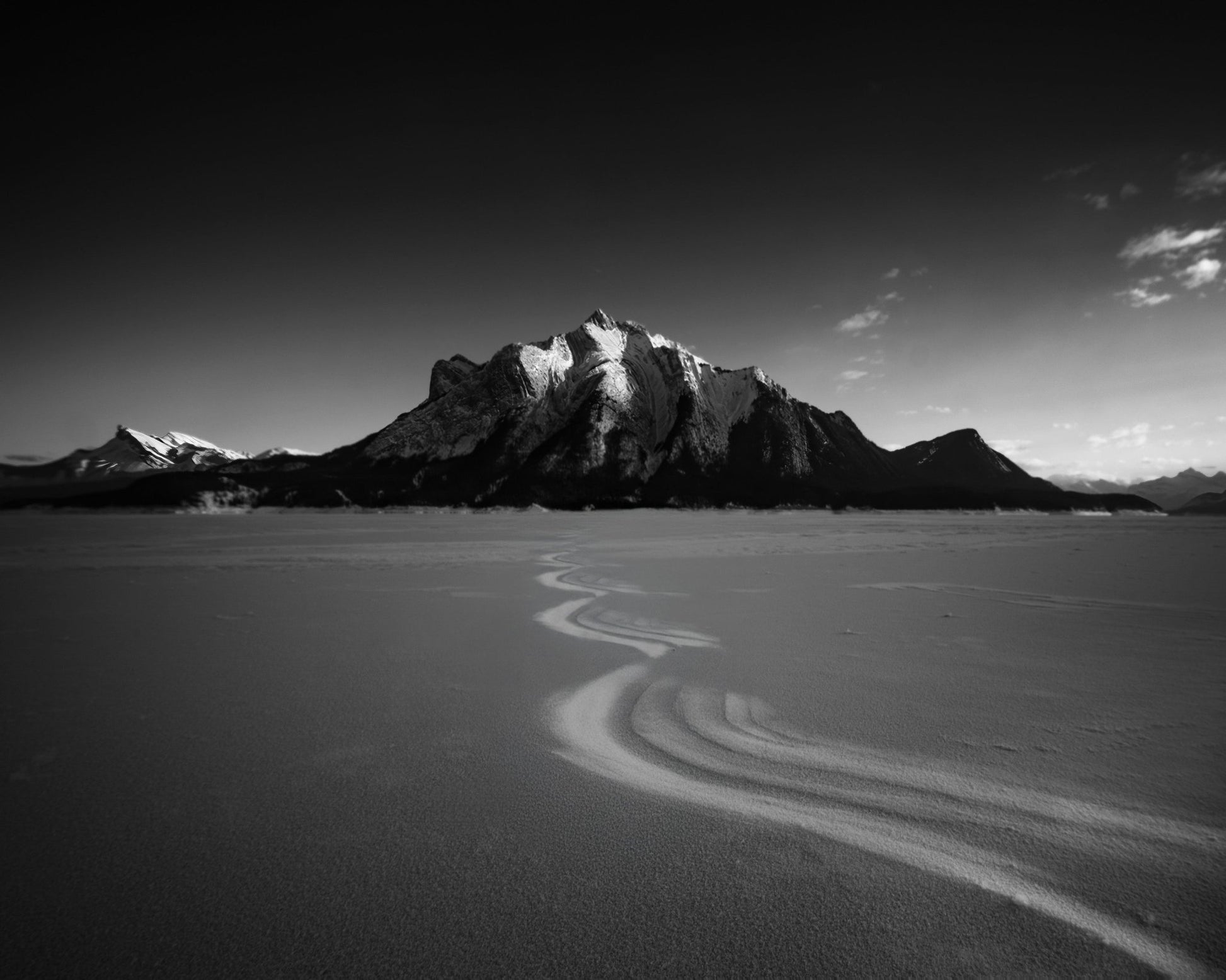 Snow Path Mountain