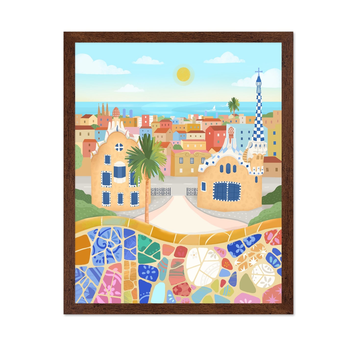 Barcelona Mosaic View No1