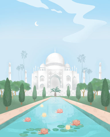 Taj Mahal Garden