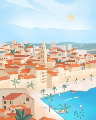 Split Coastal Town