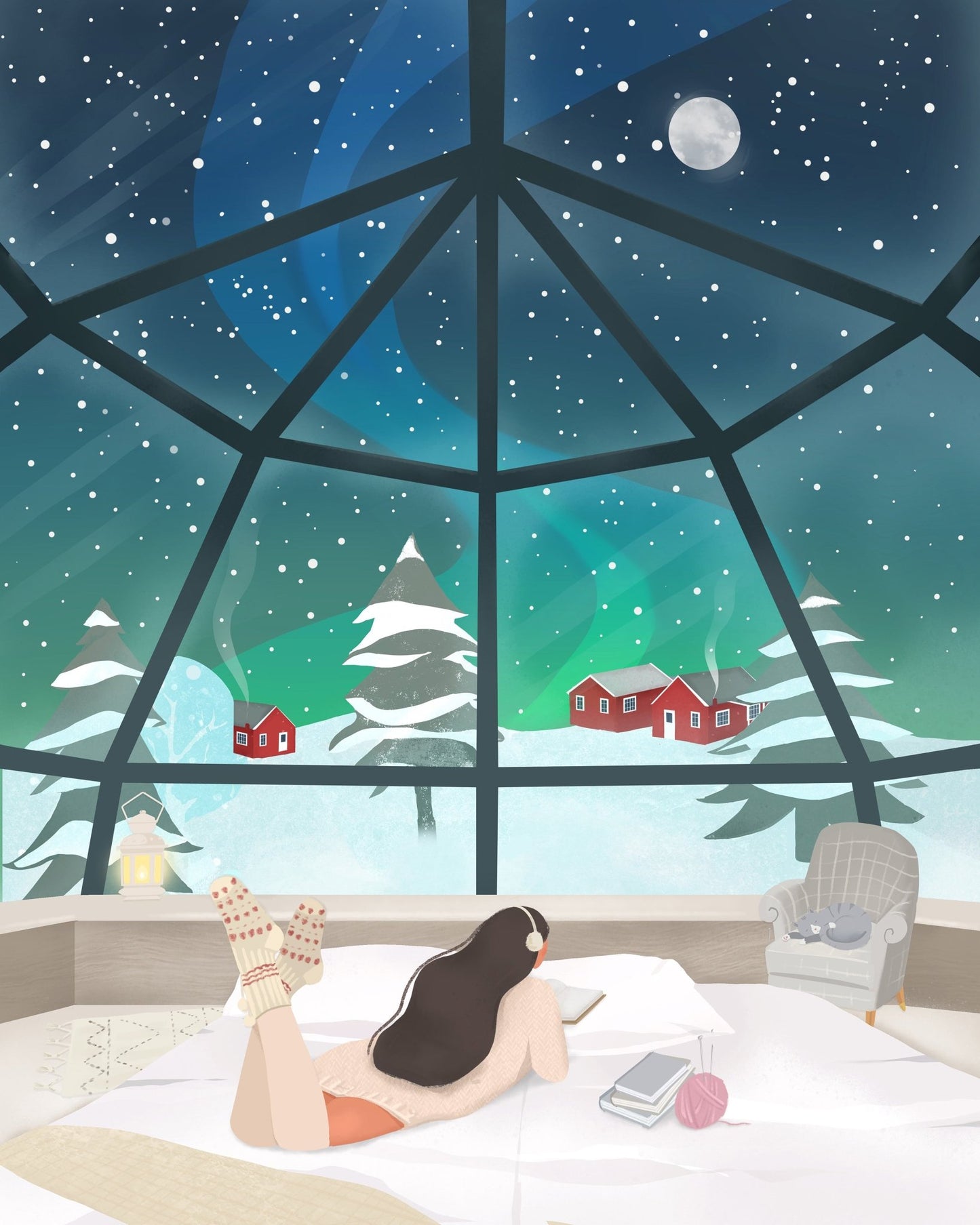 Lapland Winter Night