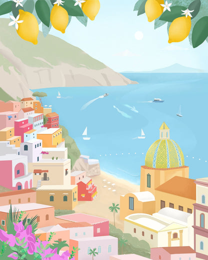 Positano Coastal View