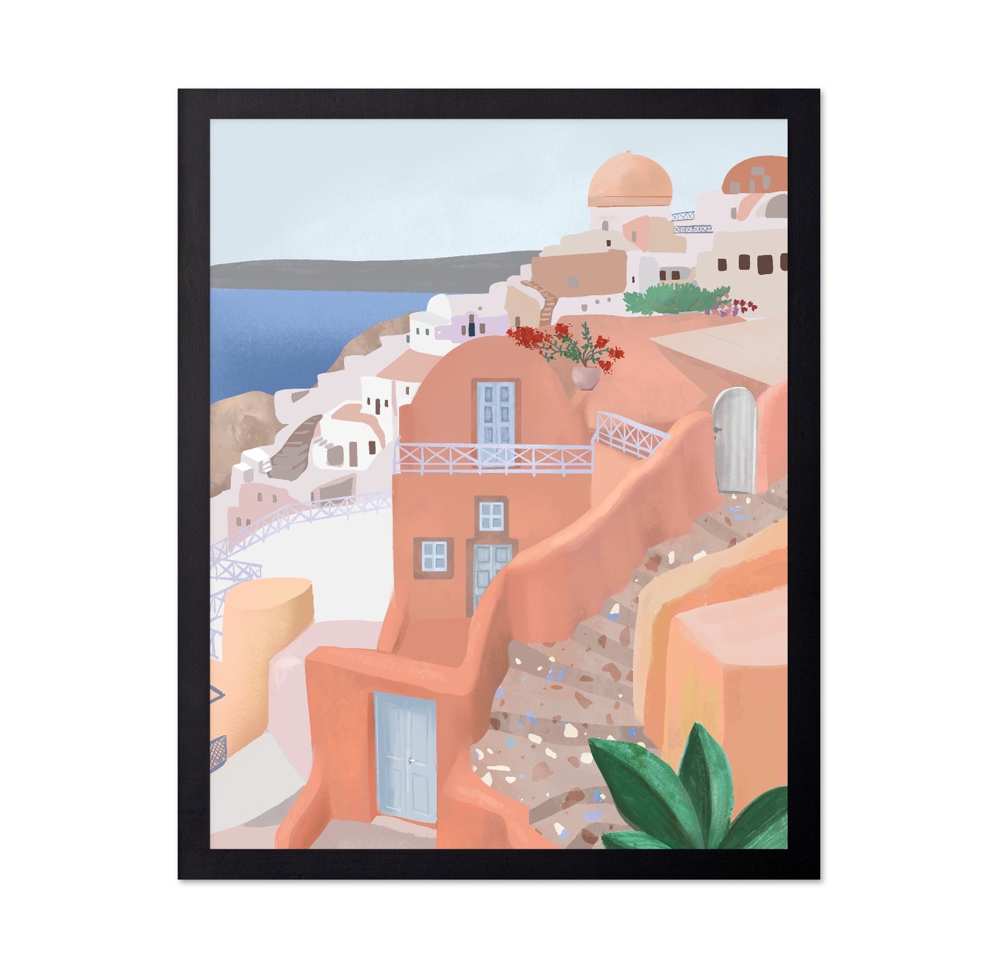 Santorini Cliff Homes