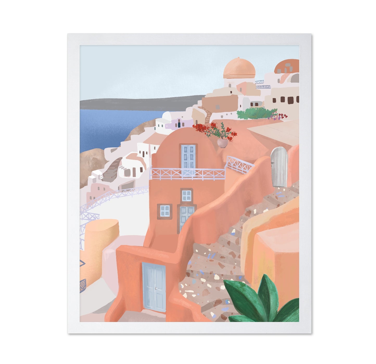 Santorini Cliff Homes