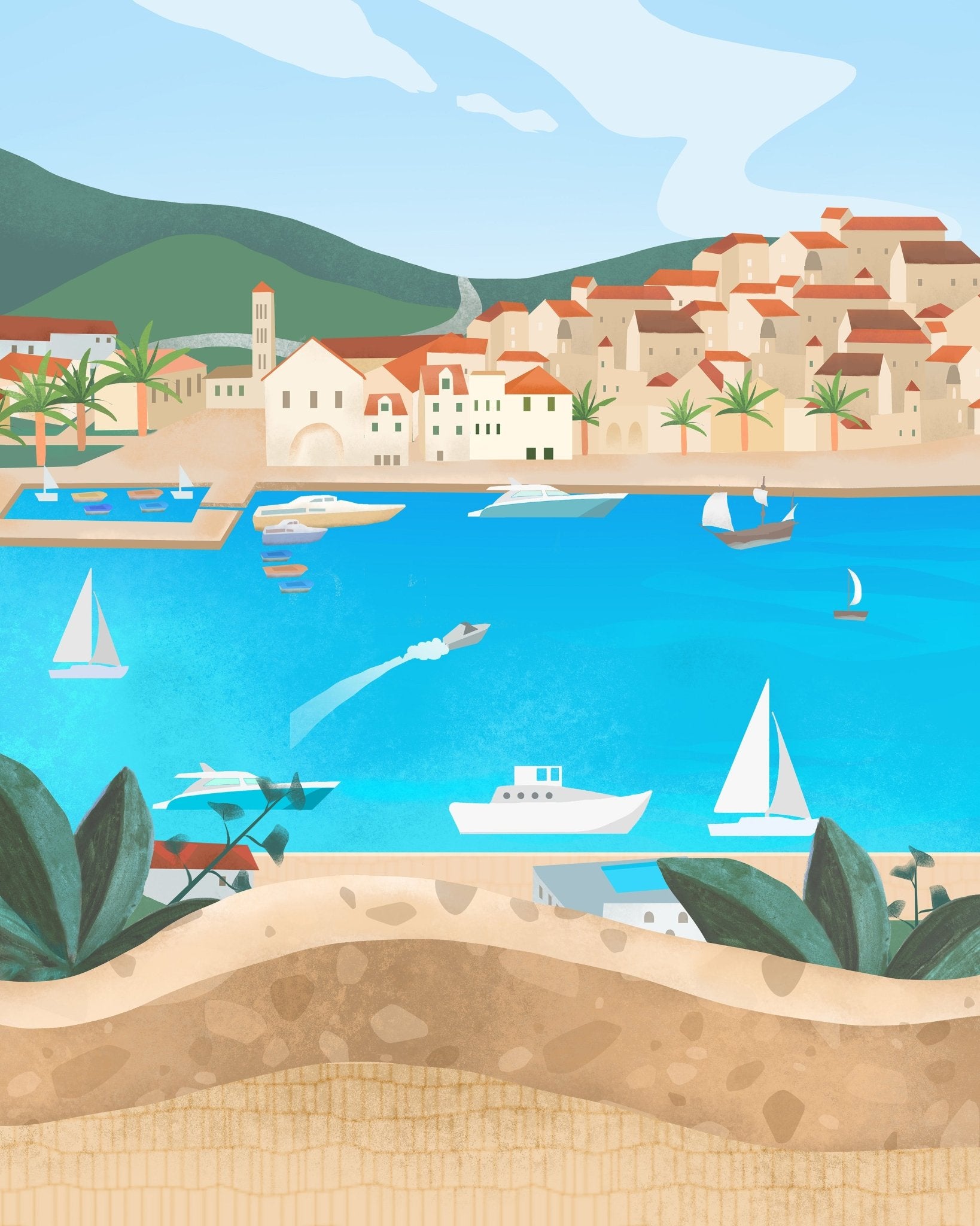 Hvar Harbor View