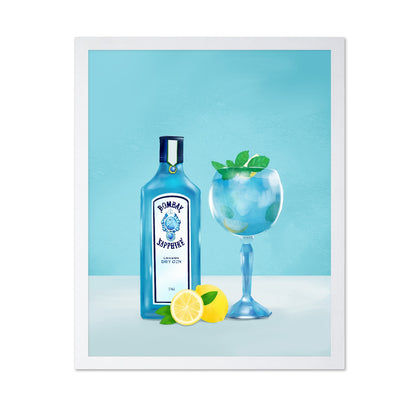Blue Gin Cocktail