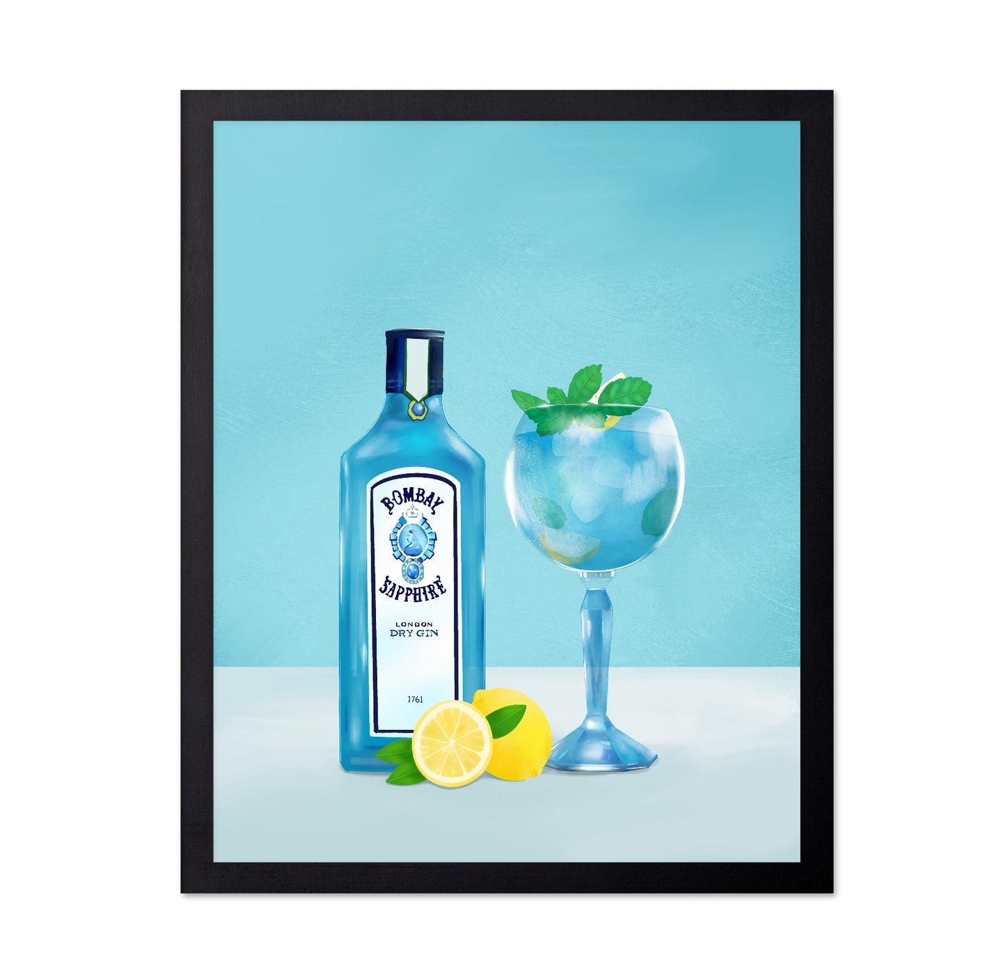 Blue Gin Cocktail