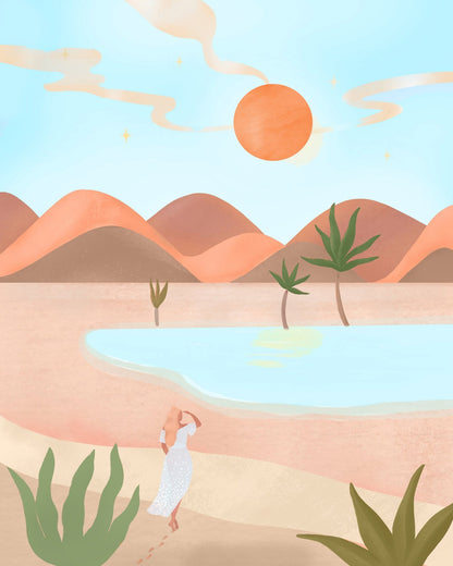 Desert Oasis Dream No1