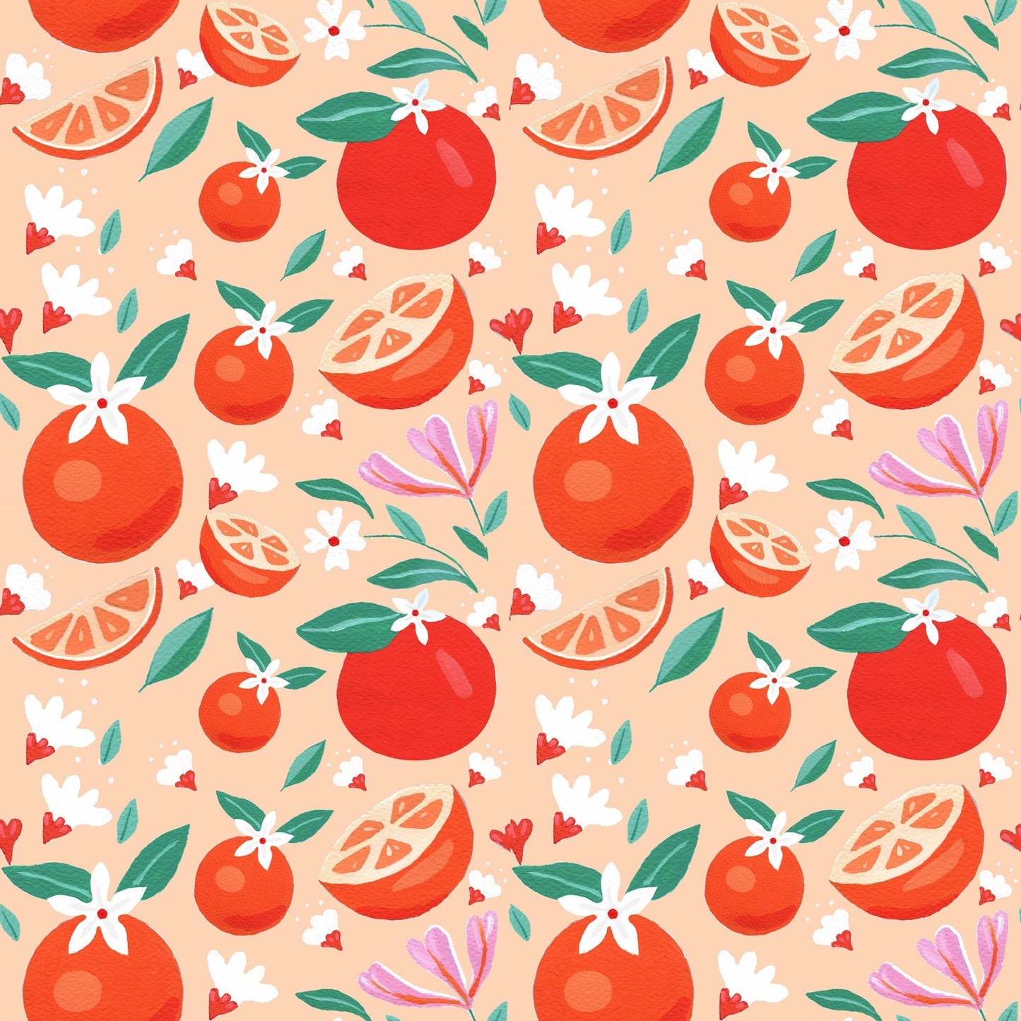 Citrus Blossom Pattern No1