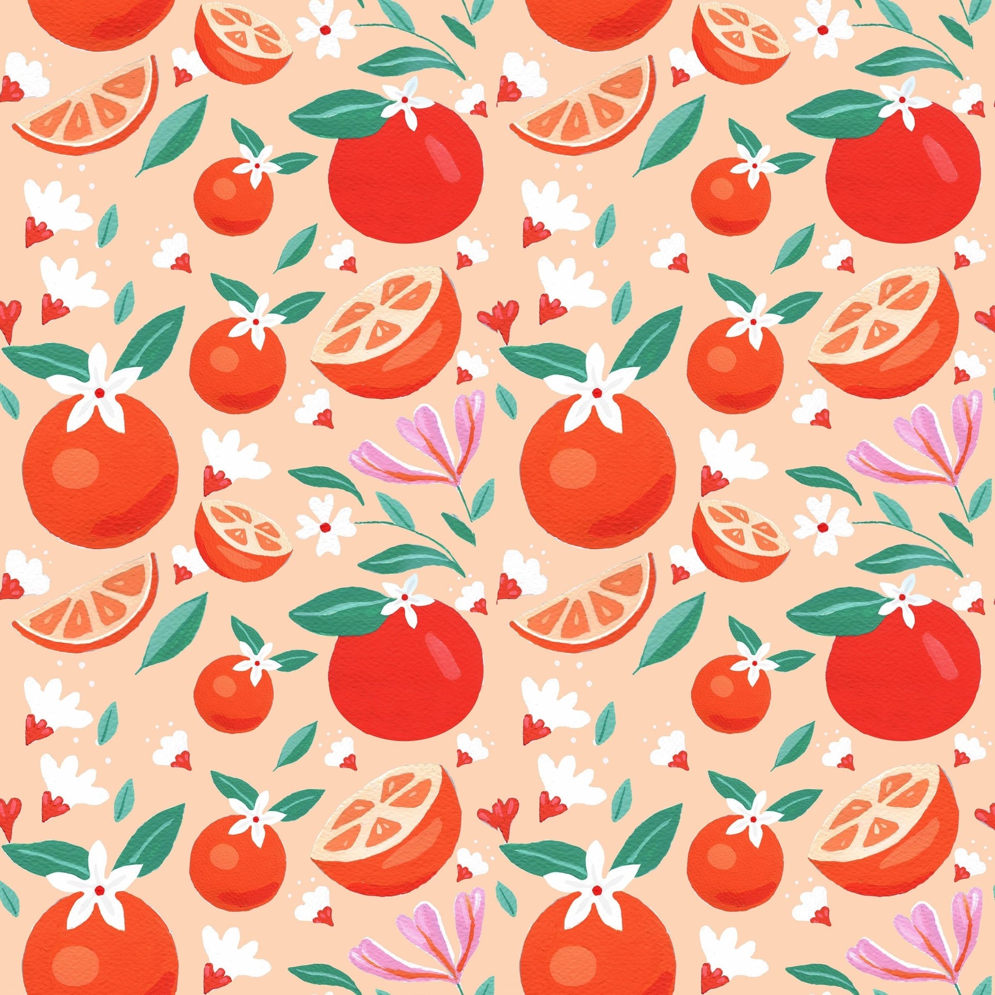 Citrus Blossom Pattern No1
