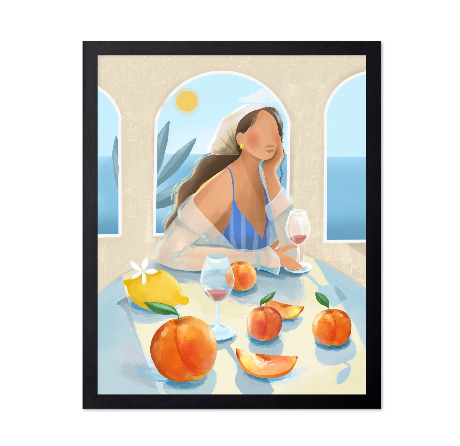 Summer Peaches Scene