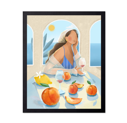 Summer Peaches Scene