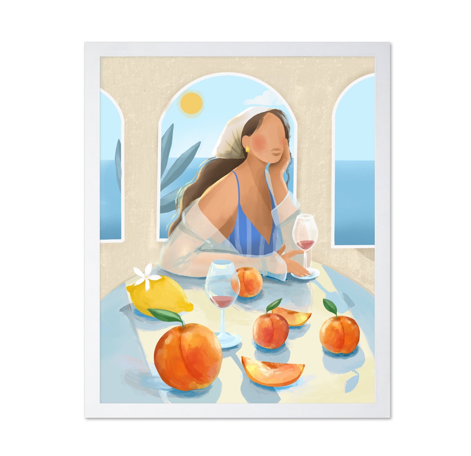 Summer Peaches Scene