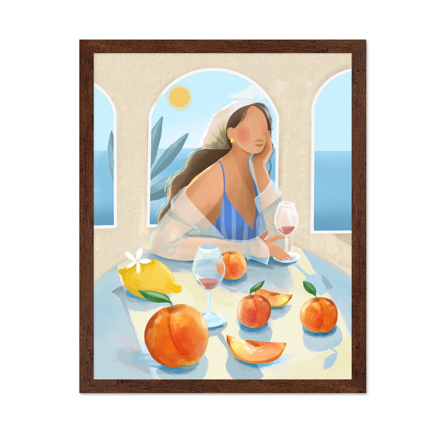 Summer Peaches Scene