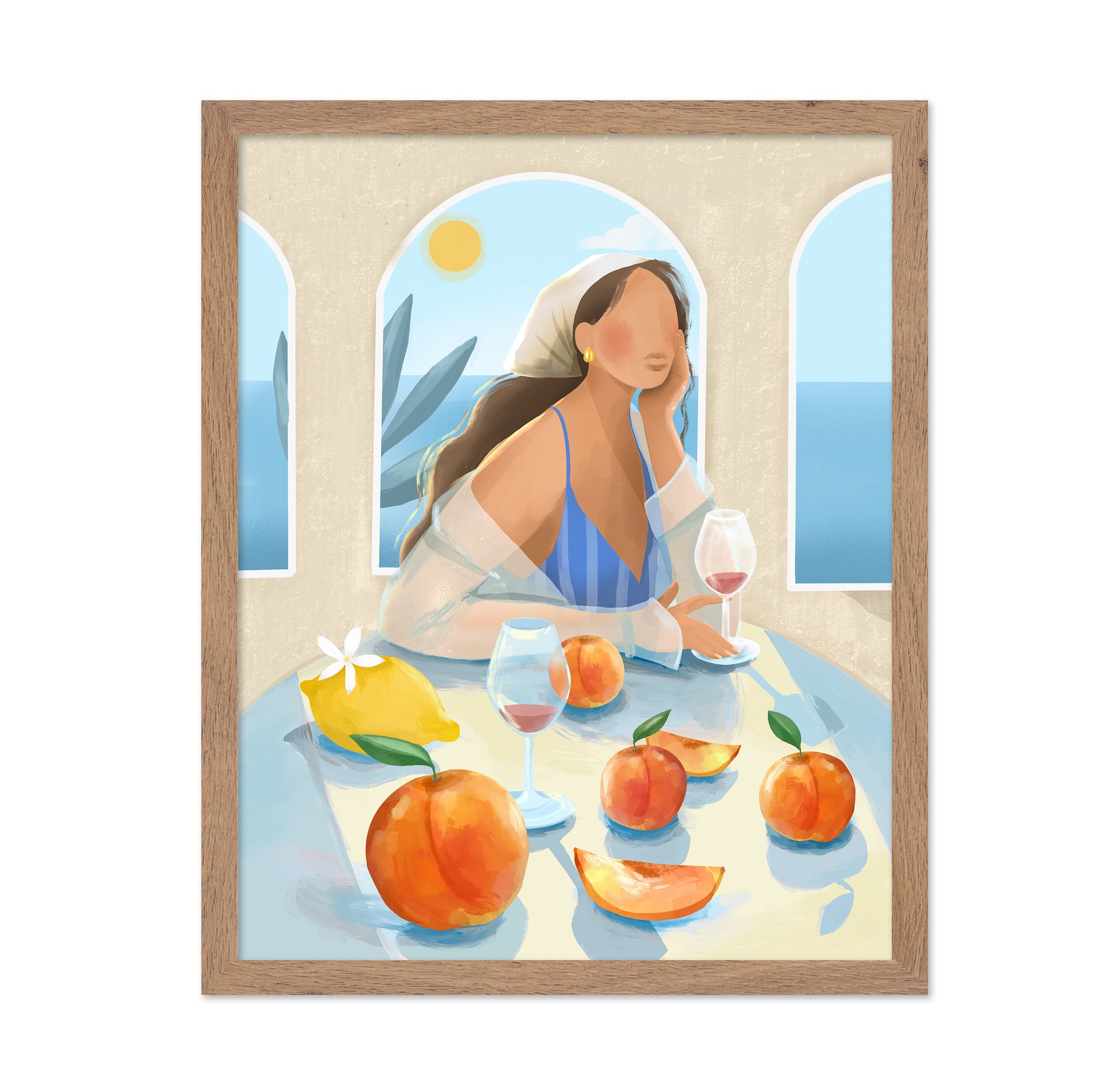 Summer Peaches Scene