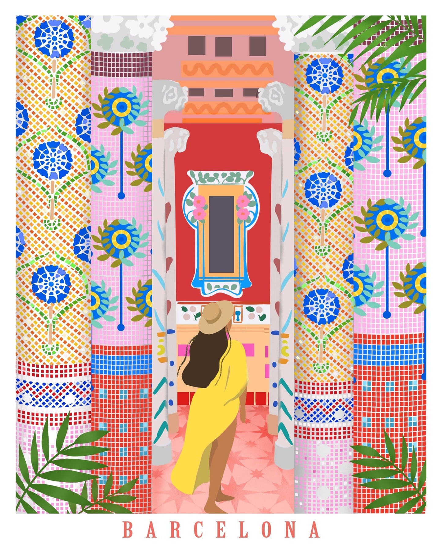 Barcelona Mosaic View No2