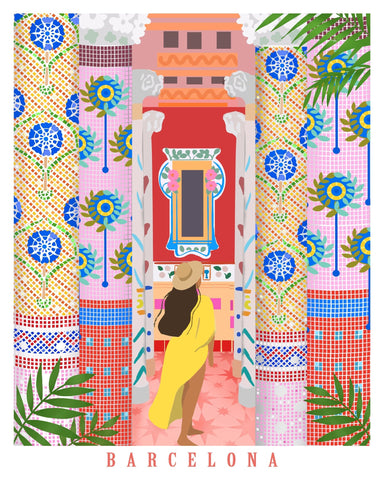 Barcelona Mosaic View No2