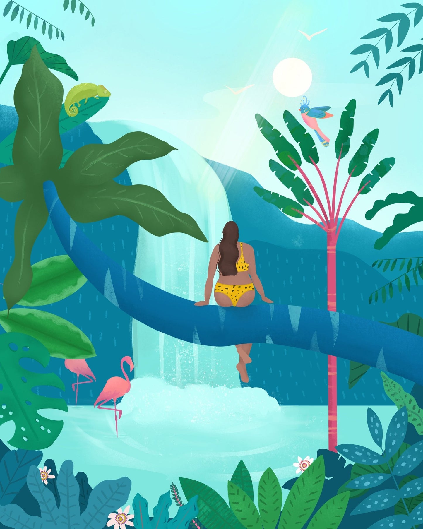 Jungle Waterfall Escape