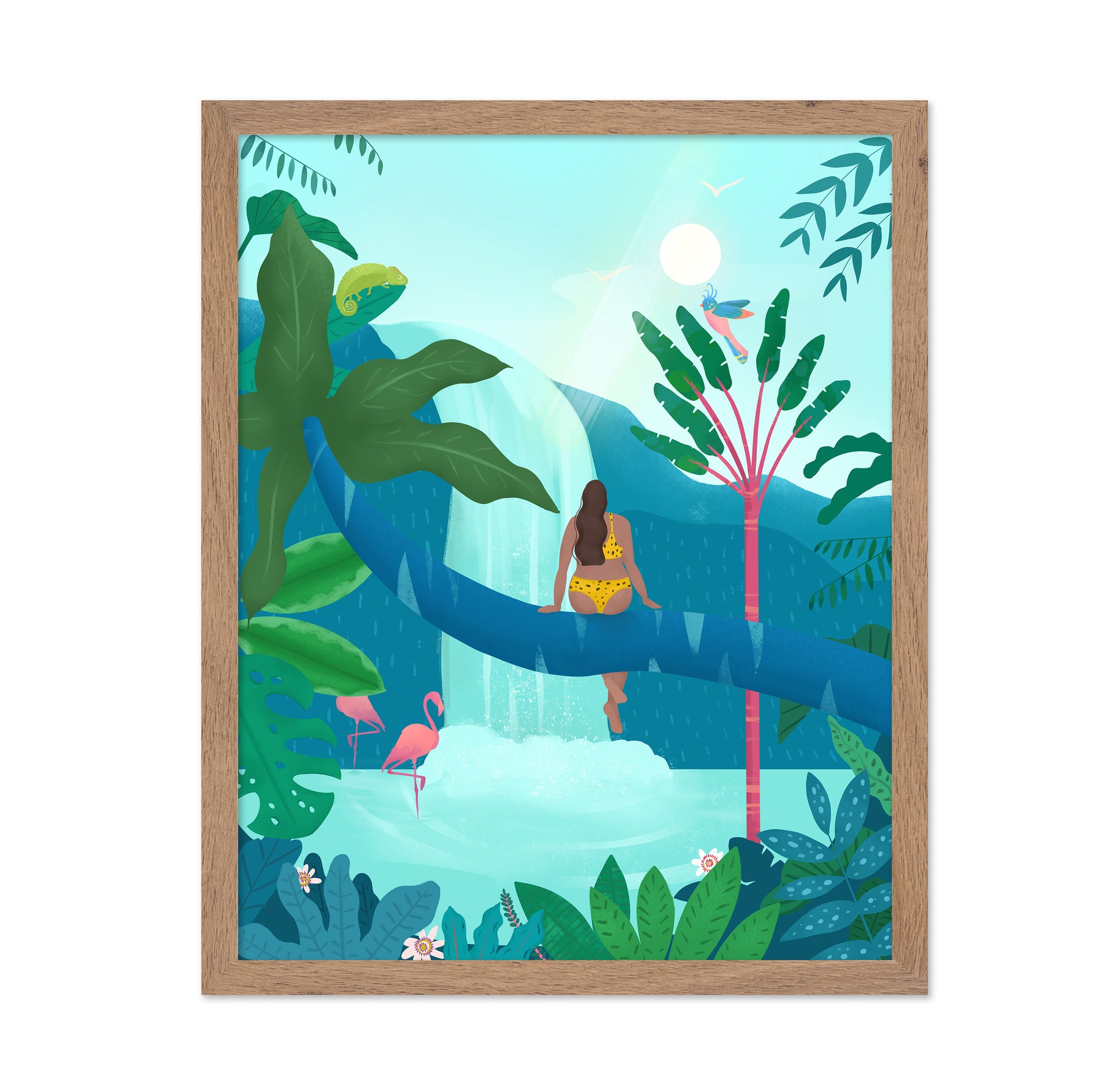 Jungle Waterfall Escape
