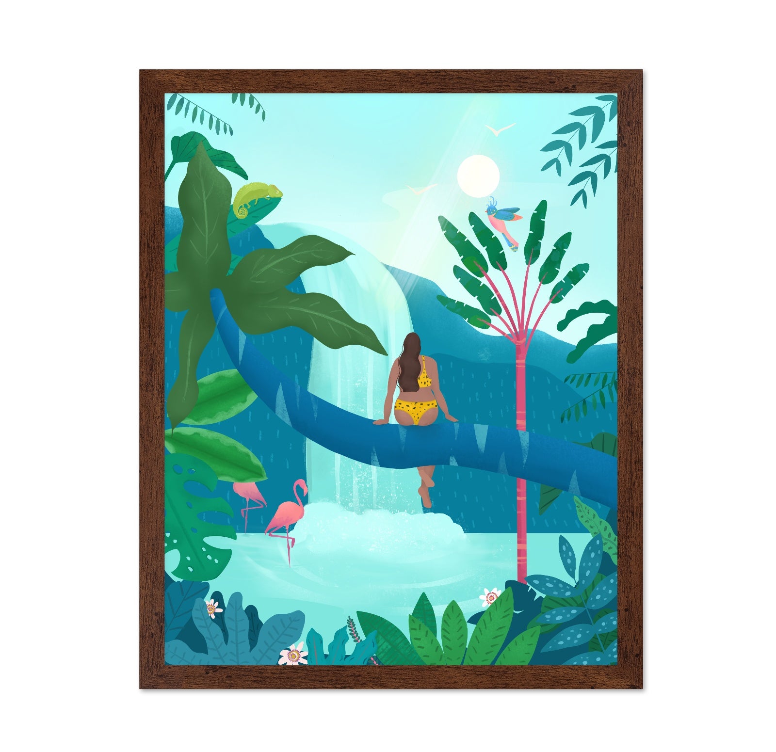 Jungle Waterfall Escape