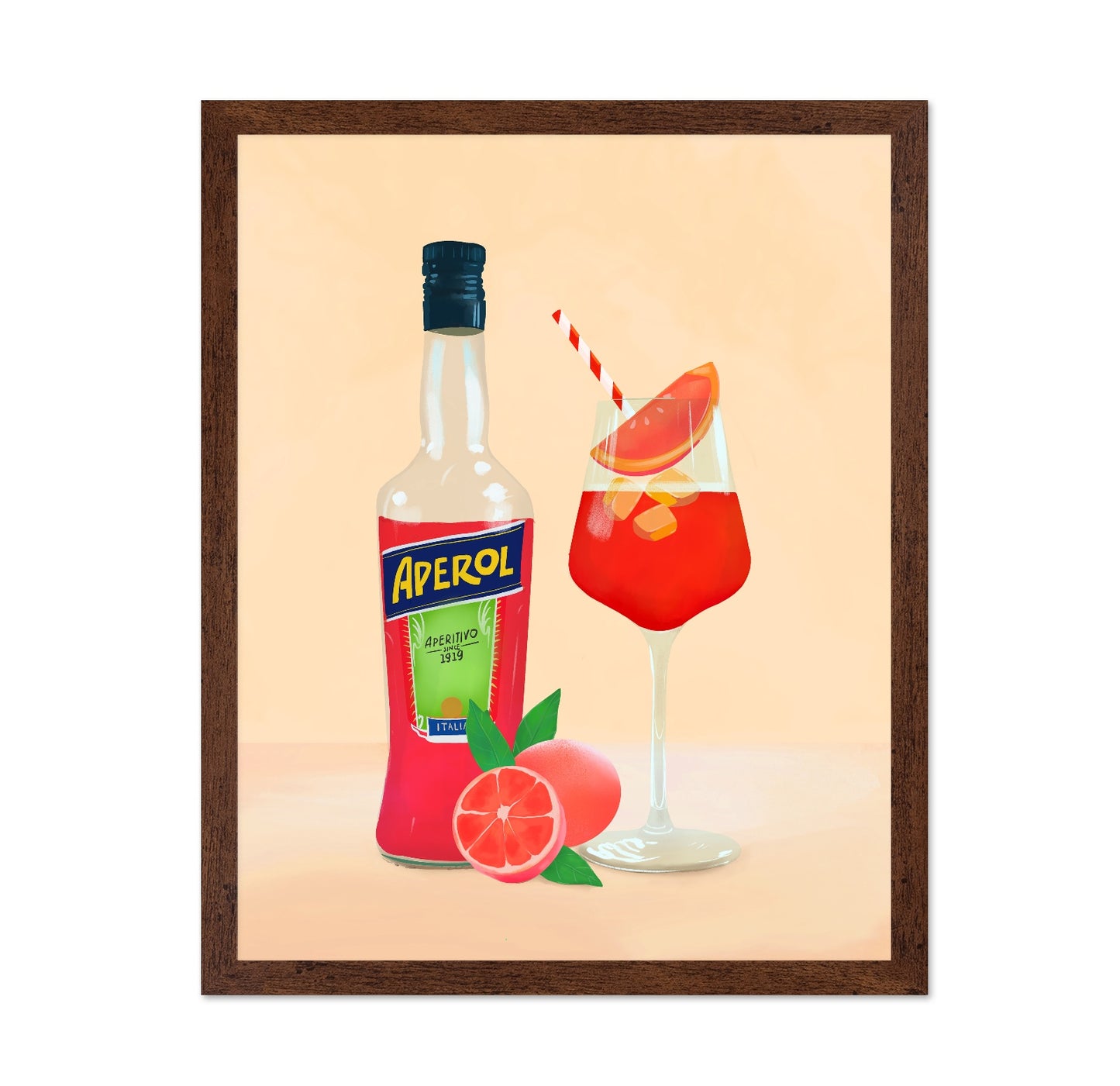 Aperol Spritz Glass