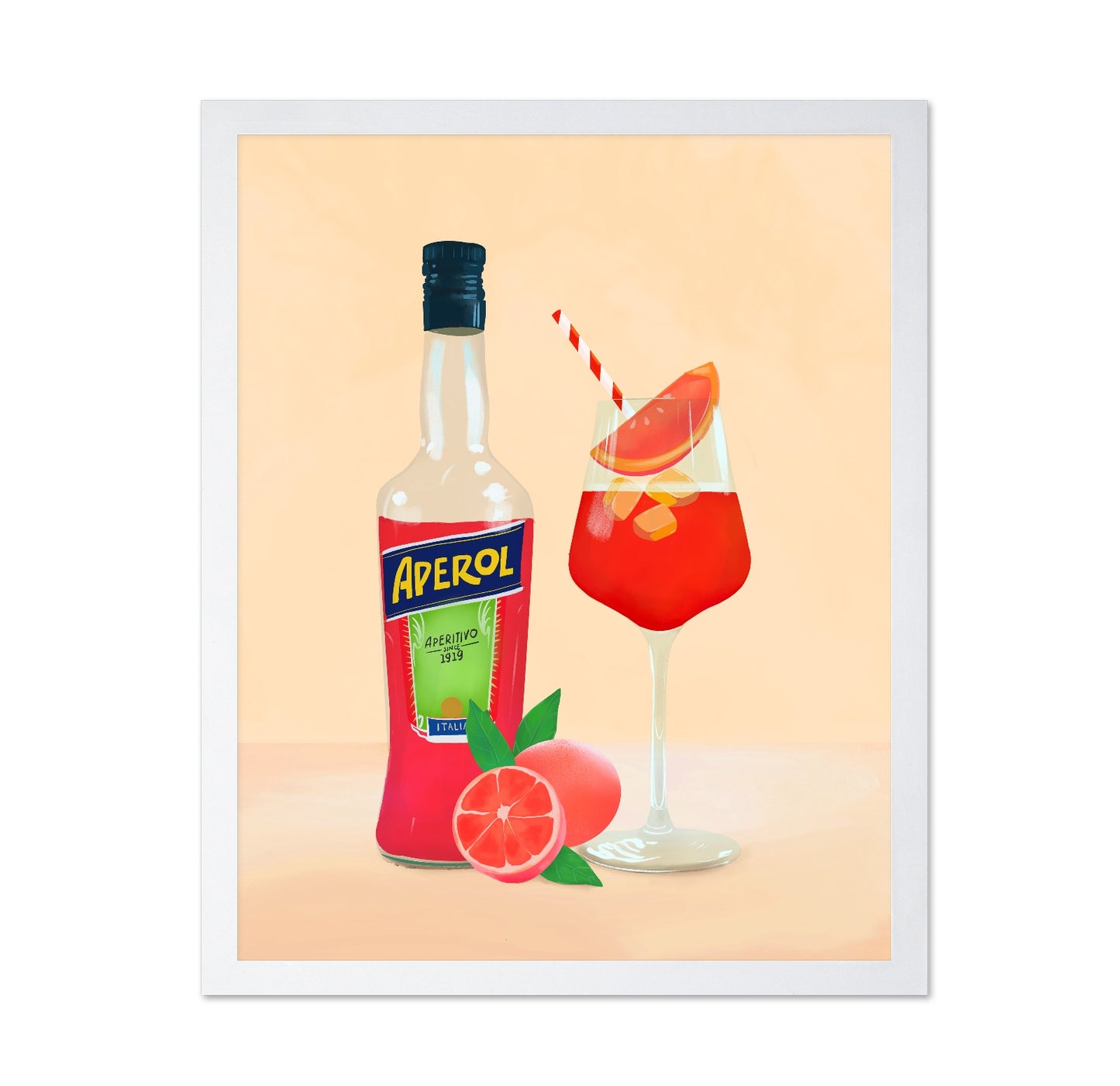 Aperol Spritz Glass