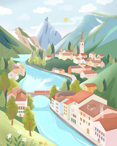 Swiss Alps Village