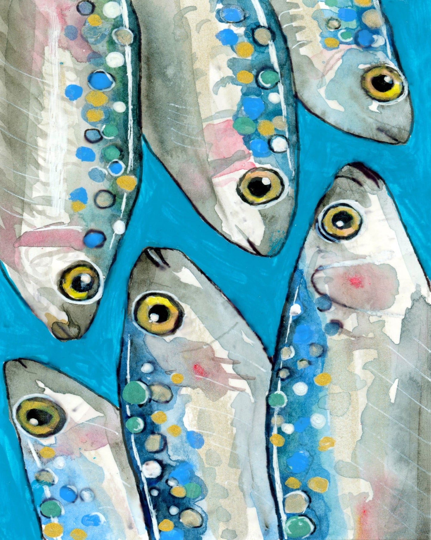 Colorful Fish Pattern No1