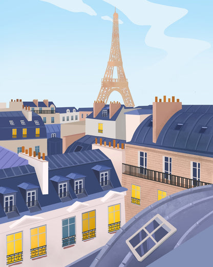 Paris Rooftop View No1