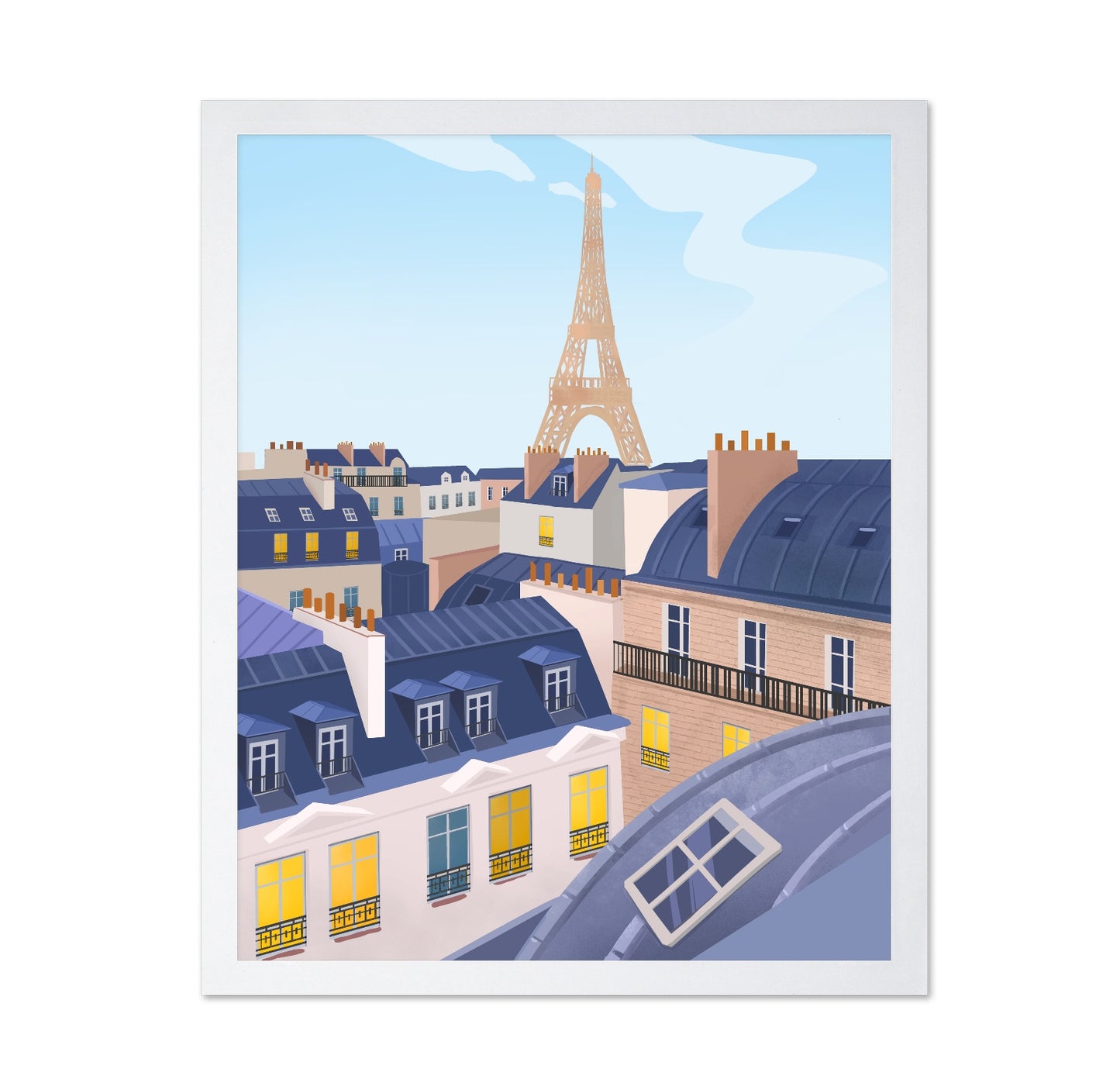 Paris Rooftop View No1