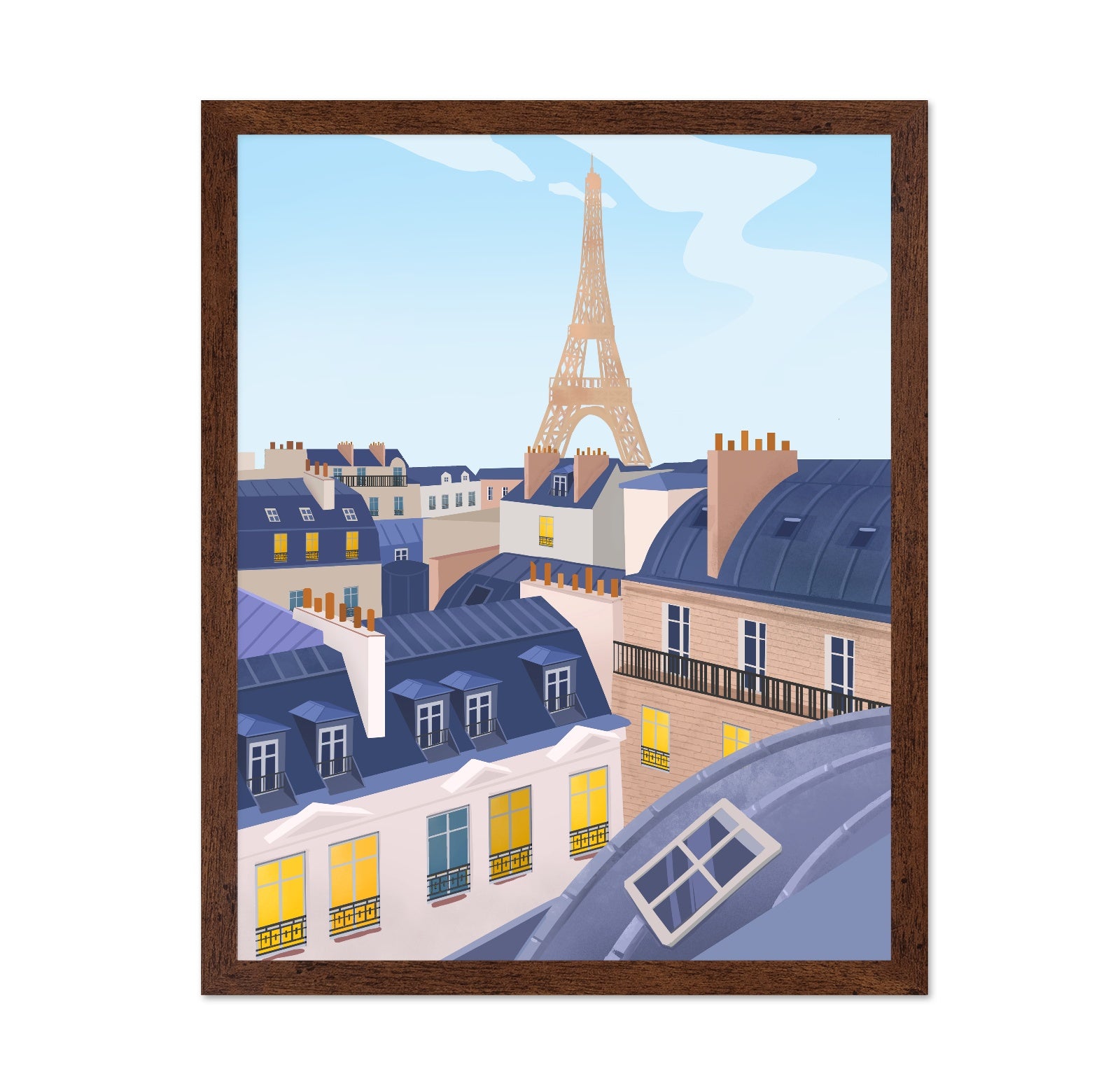 Paris Rooftop View No1