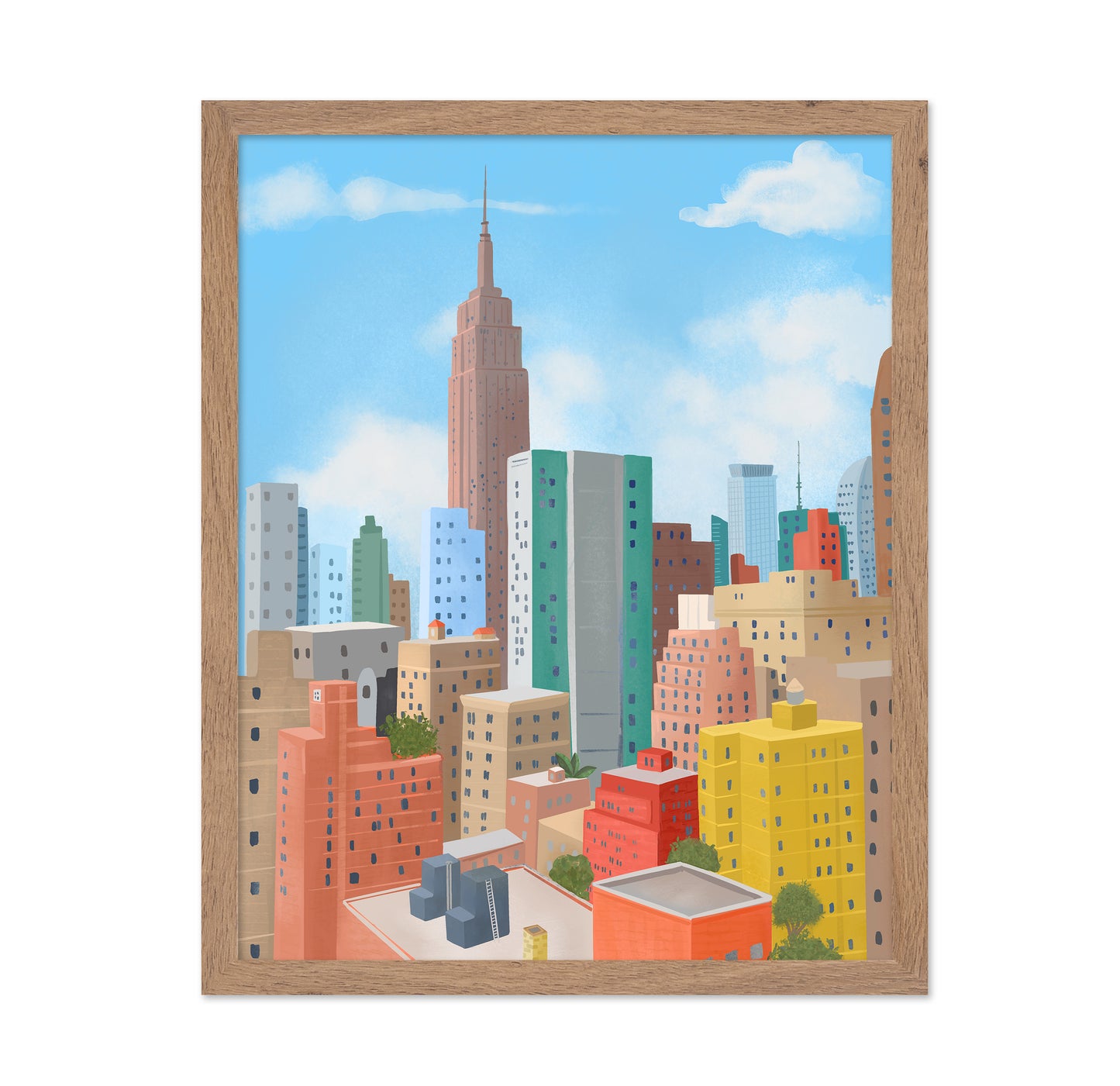NYC Skyline Illustration No1