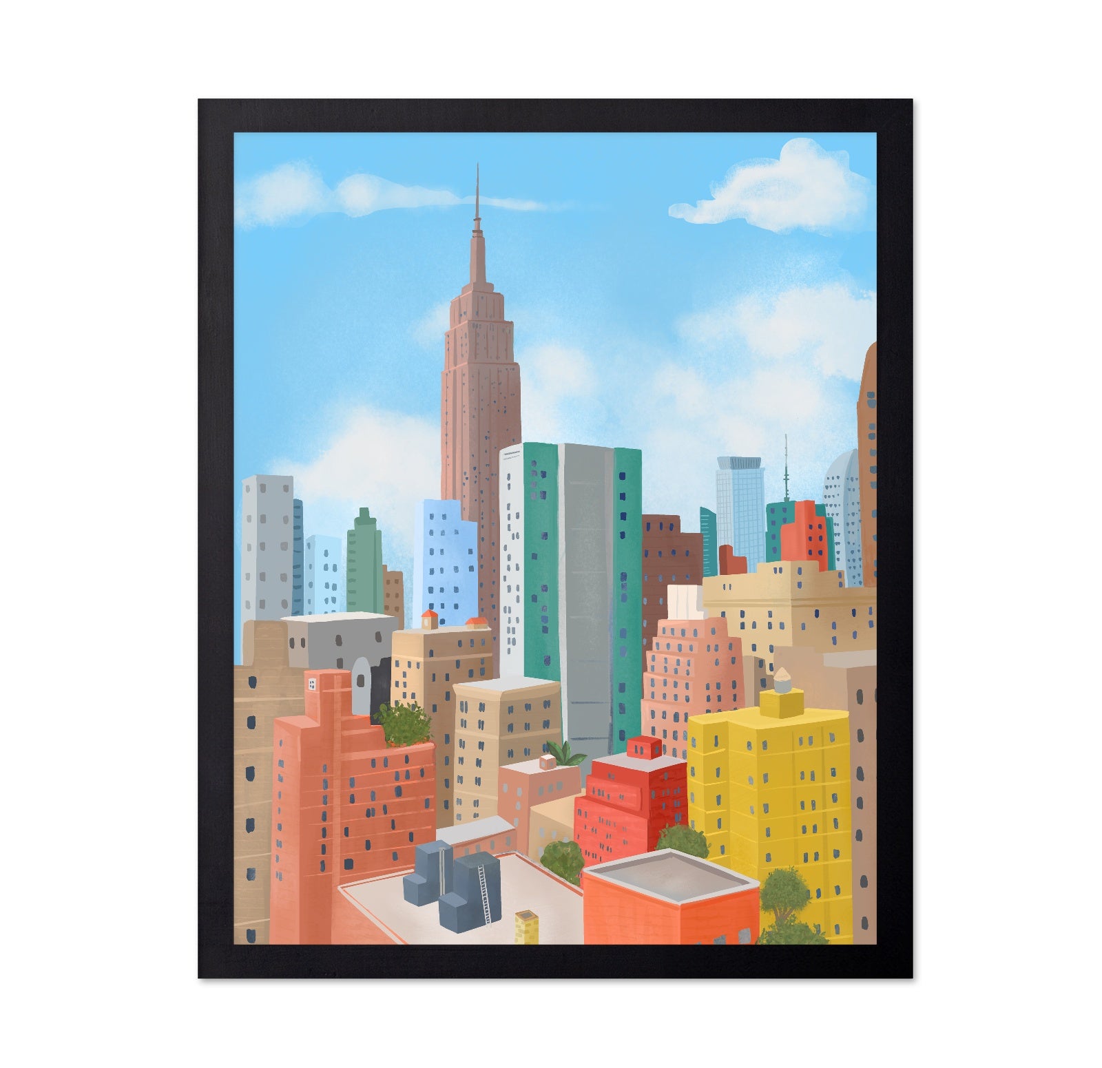 NYC Skyline Illustration No1