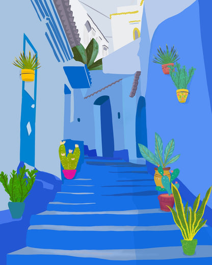 Blue Alley Steps