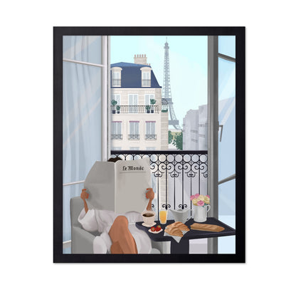 Paris Balcony Breakfast No1